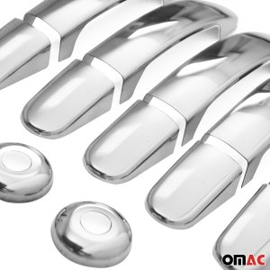 Ford Transit Door Handle Cover - Omac - S.Steel - Gloss Silver - 2014 Ford Transit Door Handle Cover - Omac - S.Steel - Gloss Silver - 2014